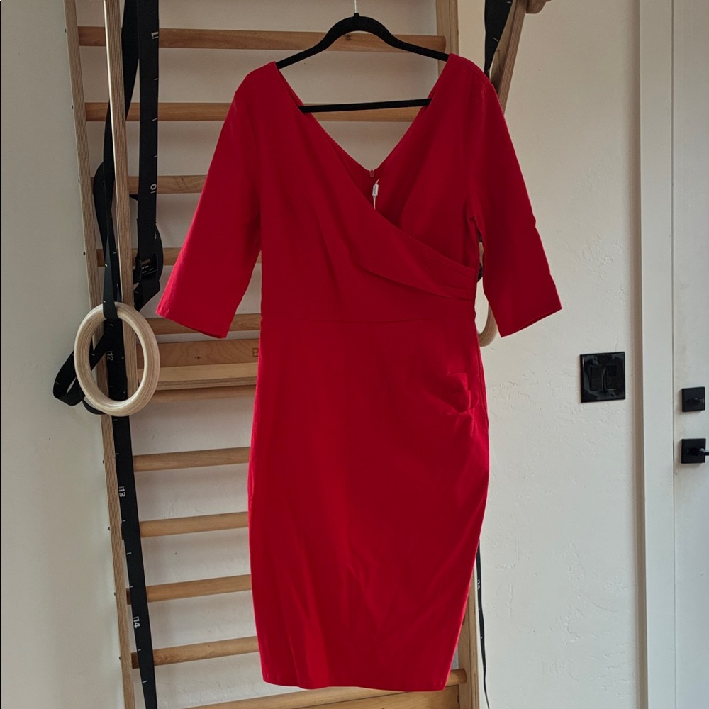 Muxxn Red Women's Wiggle Dress